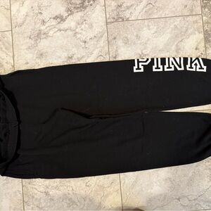 PINK Victoria's Secret Black Sweatpants